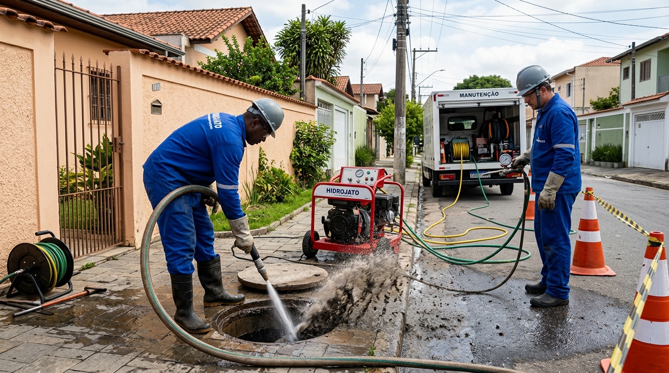 Hidrojateamento residencial em Niterói-RJ